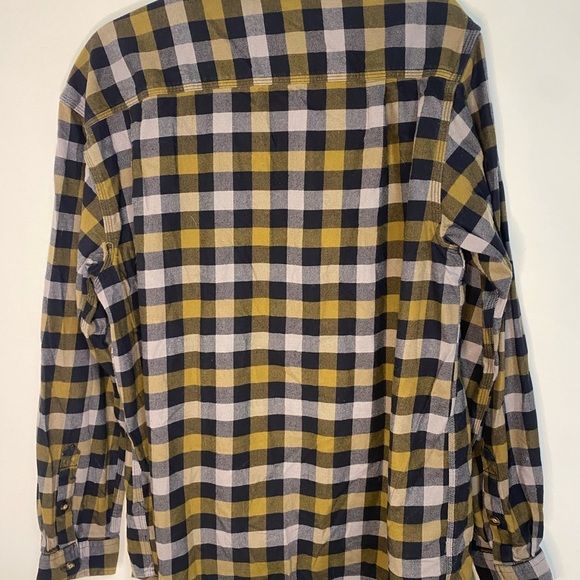 Carhartt Men's Olive Green and Black Plaid Long Sleeve Button Down Shirt XL - Picture 3 of 3